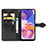 Leather Case Stands Fashionable Pattern Flip Cover Holder for Samsung Galaxy A23 4G