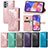 Leather Case Stands Fashionable Pattern Flip Cover Holder for Samsung Galaxy A23 4G