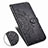 Leather Case Stands Fashionable Pattern Flip Cover Holder for Samsung Galaxy A30S