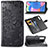 Leather Case Stands Fashionable Pattern Flip Cover Holder for Samsung Galaxy A30S