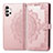 Leather Case Stands Fashionable Pattern Flip Cover Holder for Samsung Galaxy A32 5G