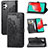 Leather Case Stands Fashionable Pattern Flip Cover Holder for Samsung Galaxy A32 5G