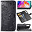 Leather Case Stands Fashionable Pattern Flip Cover Holder for Samsung Galaxy A70S