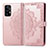 Leather Case Stands Fashionable Pattern Flip Cover Holder for Samsung Galaxy A72 4G