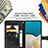 Leather Case Stands Fashionable Pattern Flip Cover Holder for Samsung Galaxy A73 5G