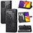 Leather Case Stands Fashionable Pattern Flip Cover Holder for Samsung Galaxy A82 5G