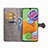 Leather Case Stands Fashionable Pattern Flip Cover Holder for Samsung Galaxy A90 5G