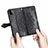 Leather Case Stands Fashionable Pattern Flip Cover Holder for Samsung Galaxy F42 5G