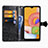 Leather Case Stands Fashionable Pattern Flip Cover Holder for Samsung Galaxy M01