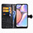 Leather Case Stands Fashionable Pattern Flip Cover Holder for Samsung Galaxy M01s