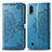 Leather Case Stands Fashionable Pattern Flip Cover Holder for Samsung Galaxy M10