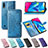 Leather Case Stands Fashionable Pattern Flip Cover Holder for Samsung Galaxy M10