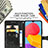 Leather Case Stands Fashionable Pattern Flip Cover Holder for Samsung Galaxy M13 4G