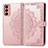 Leather Case Stands Fashionable Pattern Flip Cover Holder for Samsung Galaxy M13 4G