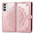 Leather Case Stands Fashionable Pattern Flip Cover Holder for Samsung Galaxy M23 5G