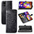 Leather Case Stands Fashionable Pattern Flip Cover Holder for Samsung Galaxy M31s