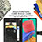 Leather Case Stands Fashionable Pattern Flip Cover Holder for Samsung Galaxy M33 5G