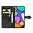 Leather Case Stands Fashionable Pattern Flip Cover Holder for Samsung Galaxy M62 4G