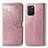 Leather Case Stands Fashionable Pattern Flip Cover Holder for Samsung Galaxy M80S Rose Gold