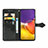 Leather Case Stands Fashionable Pattern Flip Cover Holder for Samsung Galaxy Quantum2 5G