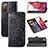 Leather Case Stands Fashionable Pattern Flip Cover Holder for Samsung Galaxy S20 FE (2022) 5G