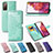 Leather Case Stands Fashionable Pattern Flip Cover Holder for Samsung Galaxy S20 Lite 5G