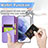 Leather Case Stands Fashionable Pattern Flip Cover Holder for Samsung Galaxy S21 5G