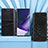 Leather Case Stands Fashionable Pattern Flip Cover Holder for Samsung Galaxy S22 Ultra 5G