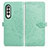 Leather Case Stands Fashionable Pattern Flip Cover Holder for Samsung Galaxy Z Fold3 5G