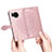 Leather Case Stands Fashionable Pattern Flip Cover Holder for Sharp Aquos Sense8