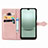 Leather Case Stands Fashionable Pattern Flip Cover Holder for Sharp Aquos wish3