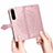 Leather Case Stands Fashionable Pattern Flip Cover Holder for Sony Xperia 1 III