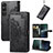 Leather Case Stands Fashionable Pattern Flip Cover Holder for Sony Xperia 1 V