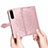 Leather Case Stands Fashionable Pattern Flip Cover Holder for Sony Xperia 5 III SO-53B