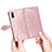 Leather Case Stands Fashionable Pattern Flip Cover Holder for Sony Xperia Ace II SO-41B