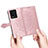 Leather Case Stands Fashionable Pattern Flip Cover Holder for Vivo iQOO 9T 5G