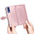 Leather Case Stands Fashionable Pattern Flip Cover Holder for Vivo iQOO Z3 5G