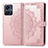 Leather Case Stands Fashionable Pattern Flip Cover Holder for Vivo T1 4G