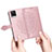 Leather Case Stands Fashionable Pattern Flip Cover Holder for Vivo V20