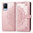 Leather Case Stands Fashionable Pattern Flip Cover Holder for Vivo V21 5G