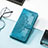 Leather Case Stands Fashionable Pattern Flip Cover Holder for Vivo V23 Pro 5G
