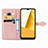 Leather Case Stands Fashionable Pattern Flip Cover Holder for Vivo Y02S