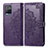 Leather Case Stands Fashionable Pattern Flip Cover Holder for Vivo Y21