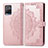 Leather Case Stands Fashionable Pattern Flip Cover Holder for Vivo Y21a