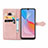 Leather Case Stands Fashionable Pattern Flip Cover Holder for Vivo Y21a