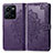 Leather Case Stands Fashionable Pattern Flip Cover Holder for Vivo Y35 4G