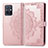 Leather Case Stands Fashionable Pattern Flip Cover Holder for Vivo Y55s 5G