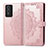 Leather Case Stands Fashionable Pattern Flip Cover Holder for Vivo Y74s 5G