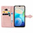 Leather Case Stands Fashionable Pattern Flip Cover Holder for Vivo Y76s 5G