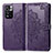 Leather Case Stands Fashionable Pattern Flip Cover Holder for Xiaomi Mi 11i 5G (2022) Purple